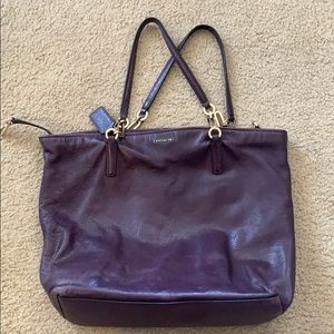 Purple Coach Bag